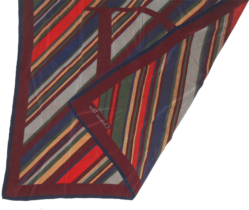 Vintage Christian Dior silk scarf