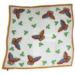 Butterfly print scarf by Anne de Sevil Paris