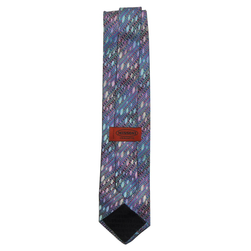 Missoni silk tie in a multi colour design