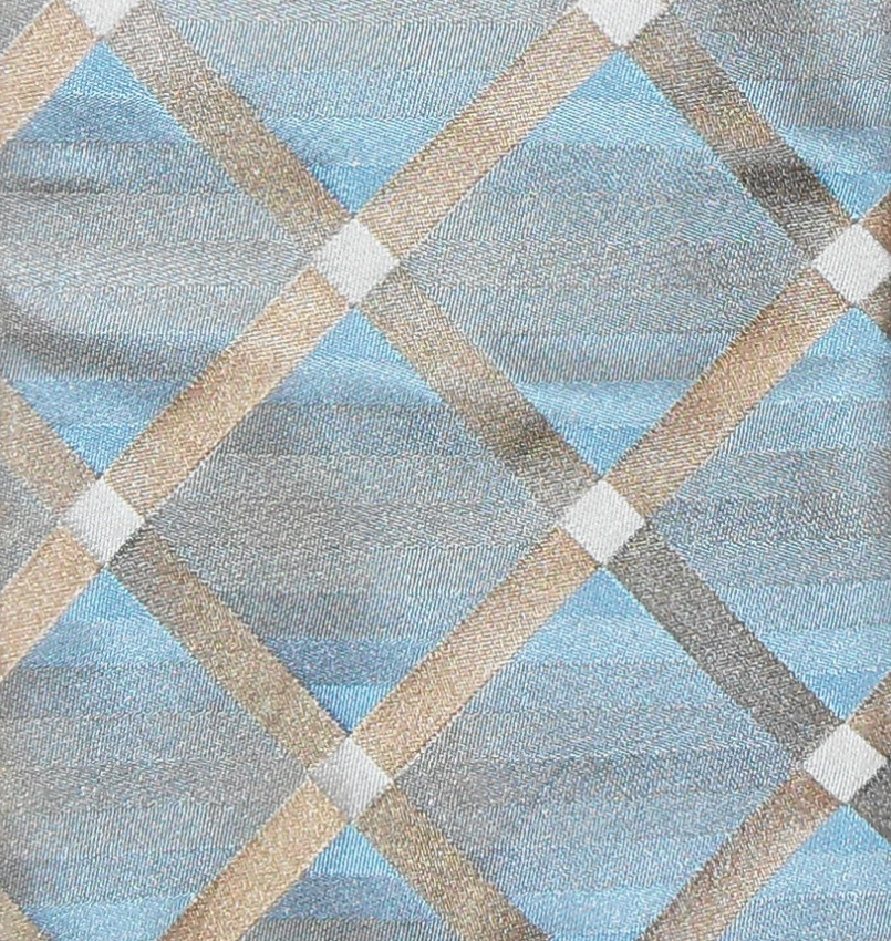 Tommy Hilfiger two tone blue and gold silk tie