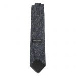 Vintage Pierre Cardin silk tie in a striking blue and brown design