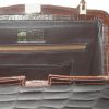 Triomphe made in France for Macy's New York crocodile skin 1960s handbag