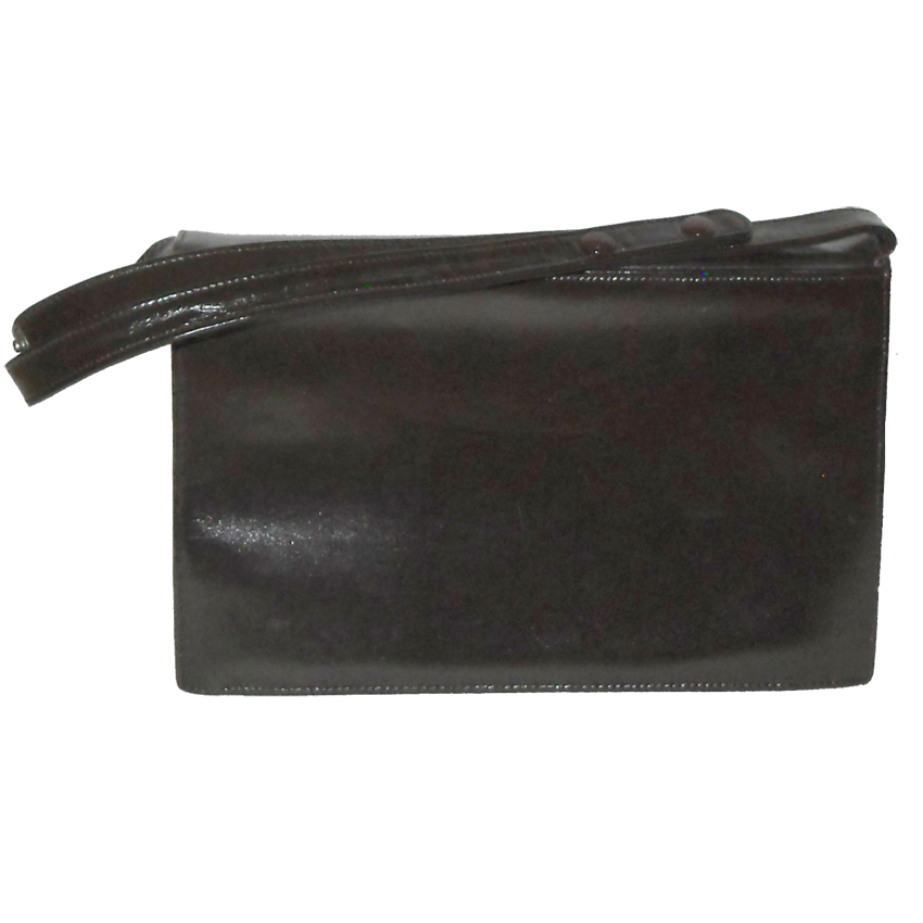 Dark Brown Leather Handbag Vintage dark brown leather handbag