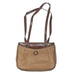 Retro Pierre Balmain light brown leather bag