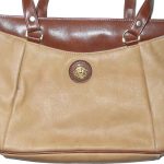Retro Pierre Balmain light brown leather bag