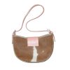 Kurt Geiger small pony skin handbag with embroidered flower detail