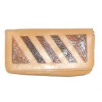 Angela tan leather and snakeskin bag