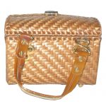 Vintage Rodo Italy wicker box handbag