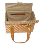 Vintage Rodo Italy wicker box handbag