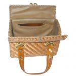 Vintage Rodo Italy wicker box handbag