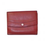 Samsonite red leather purse wallet