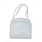 Pickett Wigmore small grey leather handbag