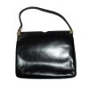 Vintage Dunhill black leather handbag