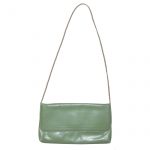 Vintage Elgee England green leather bag