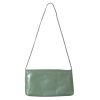 Vintage Elgee England green leather bag