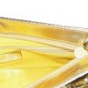 Saks Fifth Avenue gold snakeskin bag