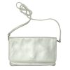 Nicoli Fernando Italy cream leather bag