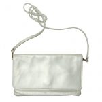 Nicoli Fernando Italy cream leather bag
