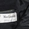 Maclaren black textured vinyl framed handbag