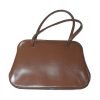 Soft brown framed handbag, made in England
