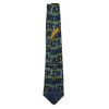 Salvatore Ferragamo circus theme design silk tie