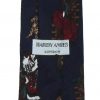 Father Christmas and his dog Hardy Amies silk tie