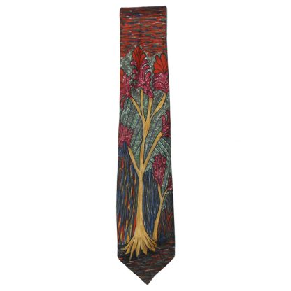 Tree design by Jimmy Pike Michelsons for Harrods silk tie