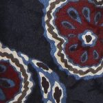 Vibrant designer silk tie on a textured silk background