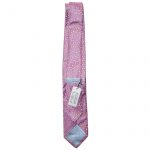 Pink and gold Penrose silk tie