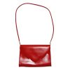 Eros, made in England red leather bag