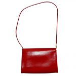 Eros, made in England red leather bag