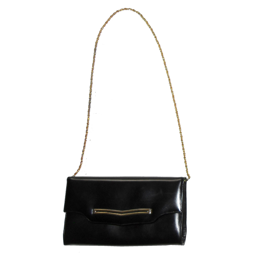 Mappin and Webb Black Leather Handbag - Lalita