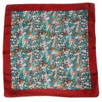 Liberty of London silk scarf with a bright floral design