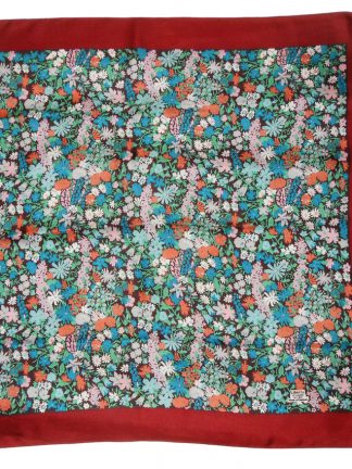 Liberty of London silk scarf with a bright floral design