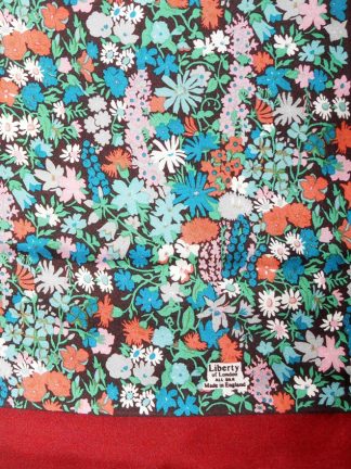 Liberty of London silk scarf with a bright floral design