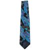 Stunning silk tie in shades of blue and purple