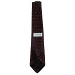 Louis Feraud silk satin tie with small rectangle design