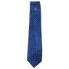 Gant USA silk tie with blue background and small white star design