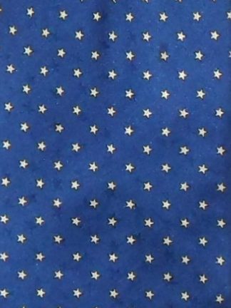 Gant USA silk tie with blue background and small white star design