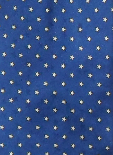 Gant USA silk tie with blue background and small white star design