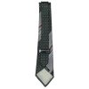intage Pierre Cardin silk tie with dark green and silver grey design
