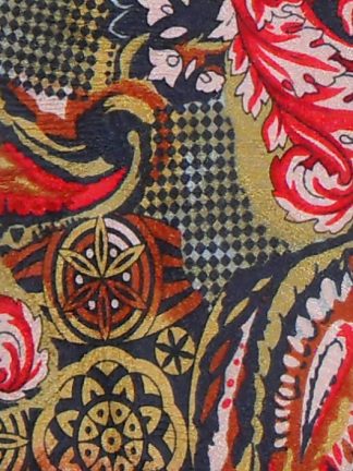 Zegna floral and paisley design silk tie