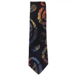 Cotton paisley design batik tie