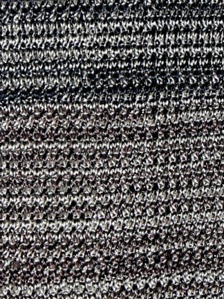 Silk knit tie in shades of brown