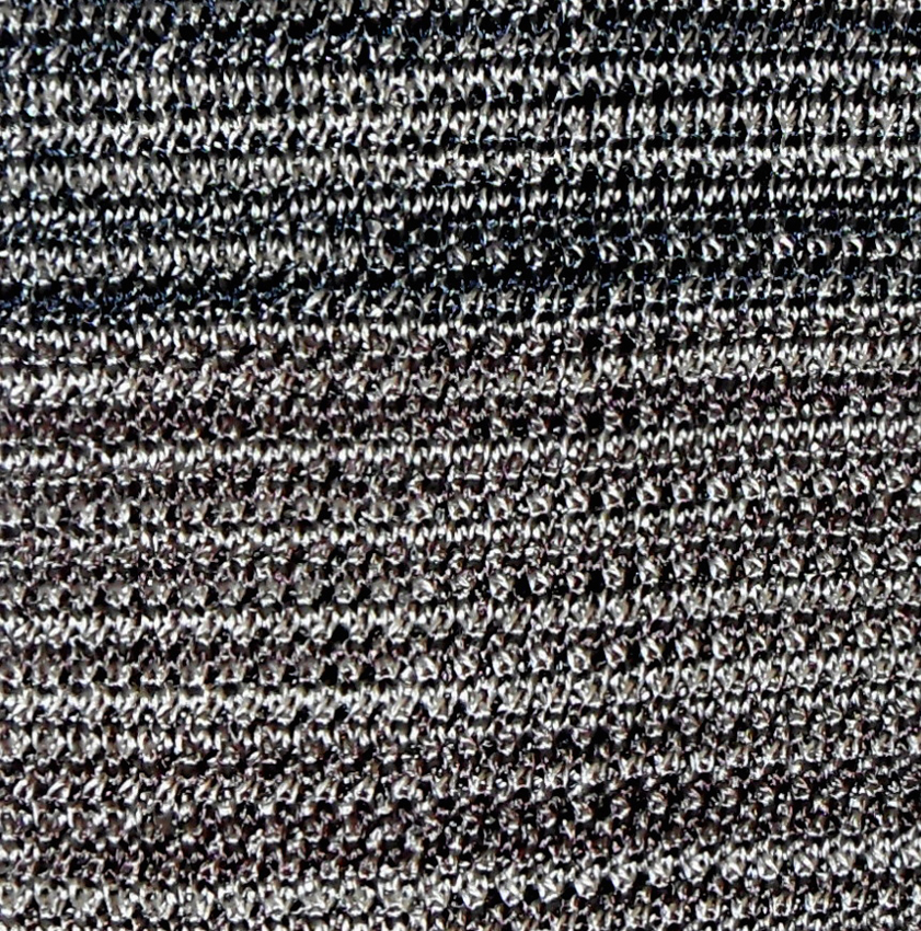 Silk knit tie in shades of brown