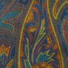 Large paisley design vintage silk tie