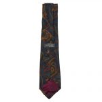 Large paisley design vintage silk tie