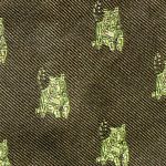 Silk tie with a design of tigers