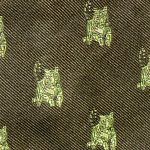 Silk tie with a design of tigers