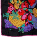 Richard Allan bright design silk scarf